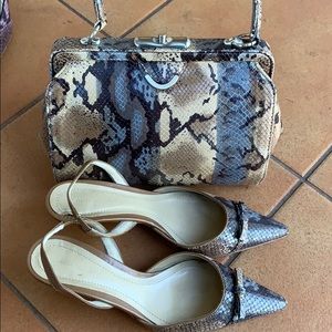 Ann Taylor purse and shoes
